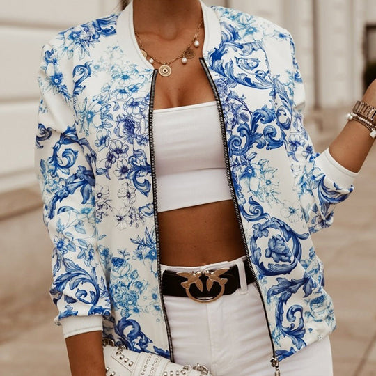 EB | Florale Leichte Jacke