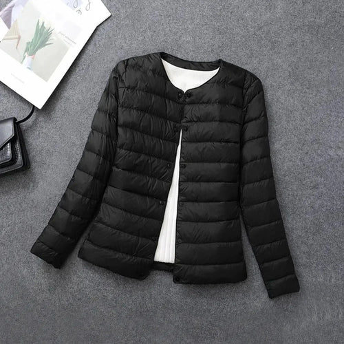 EB | Damen Ultraleichte Gesteppte Daunenjacke