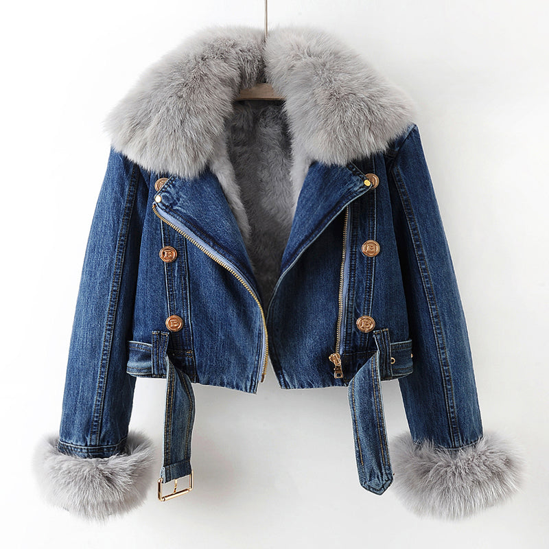 EB | Daly Luxuriöser Denim-Mantel