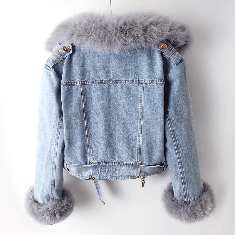 EB | Daly Luxuriöser Denim-Mantel
