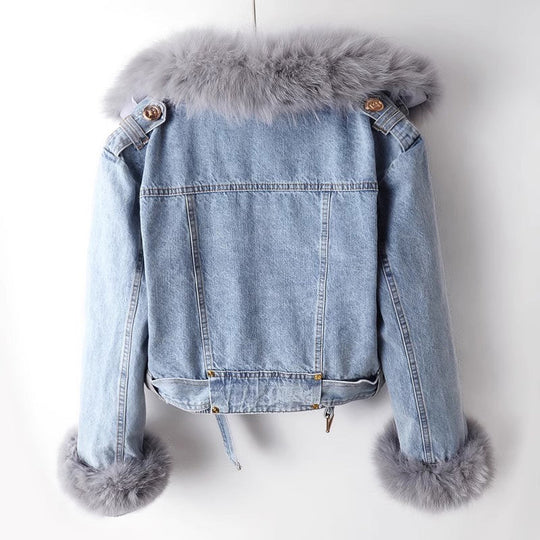EB | Daly Luxuriöser Denim-Mantel
