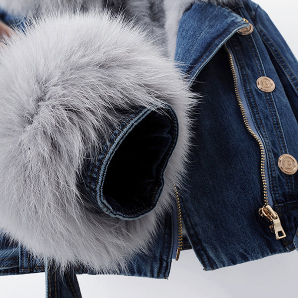 EB | Daly Luxuriöser Denim-Mantel