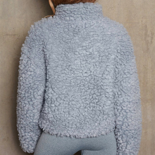EB | Gemütliche Fuzzy Zip-Jacke