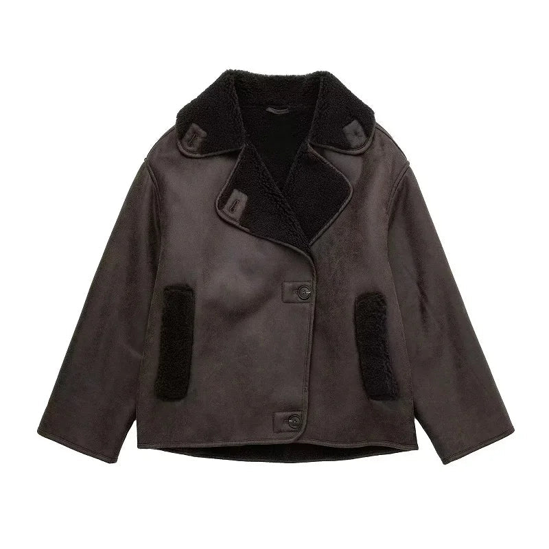 EB | Premium Damen Lederjacke für eleganten Winterstil