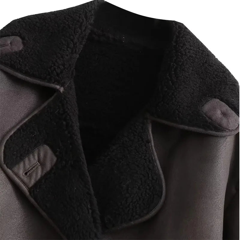 EB | Premium Damen Lederjacke für eleganten Winterstil