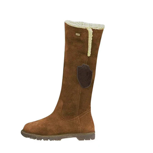 EB | Damen-Wildlederstiefel Im Vintage-Stil