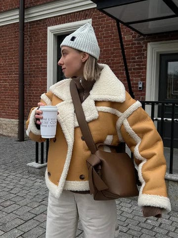 EB | Damen Übergröße Wintermantel Gemütlich, Stilvoll und Warme Schicht