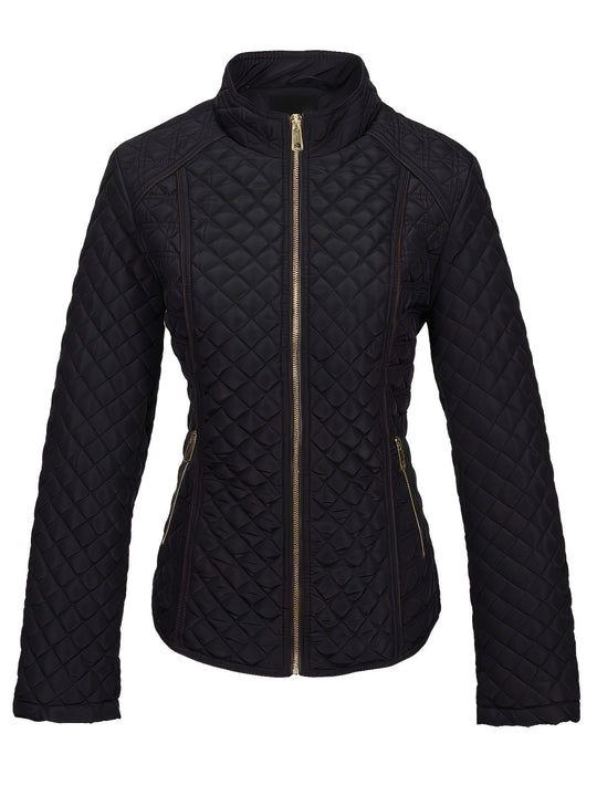 EB | Damen Gefütterte Winterjacke mit Reißverschluss und Luxuriösem Material