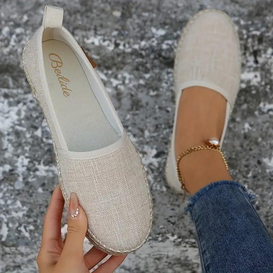 Benedita | Espadrilles, flache, leichte Schuhe aus Segeltuch EB