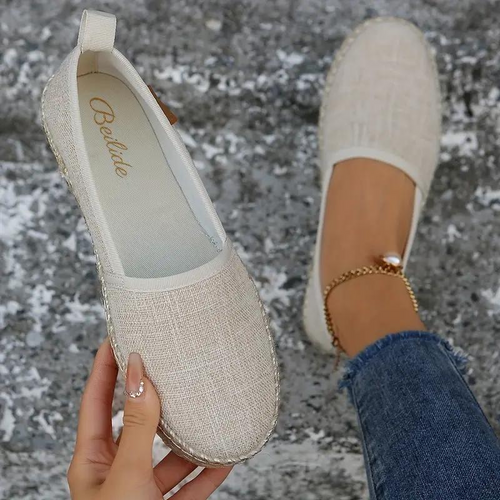 EB | Espadrilles, Flach, Leicht, Segeltuchschuhe, Schuhe für Den Sommer
