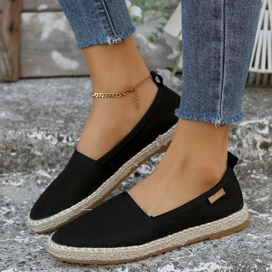 Benedita | Espadrilles, flache, leichte Schuhe aus Segeltuch EB