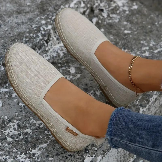 EB | Espadrilles, Flach, Leicht, Segeltuchschuhe, Schuhe für Den Sommer