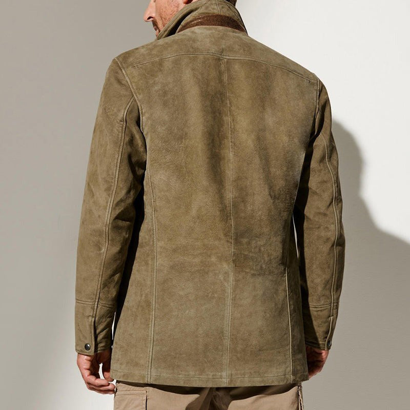 EB | Klassische Weiche Wildlederjacke