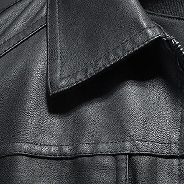 EB | Klassische Stylische Herren Lederjacke