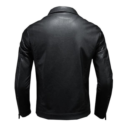 EB | Klassische Stylische Herren Lederjacke