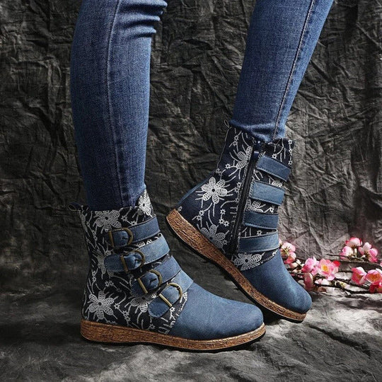 Vintage Ethnischer Stil Stiefel EB