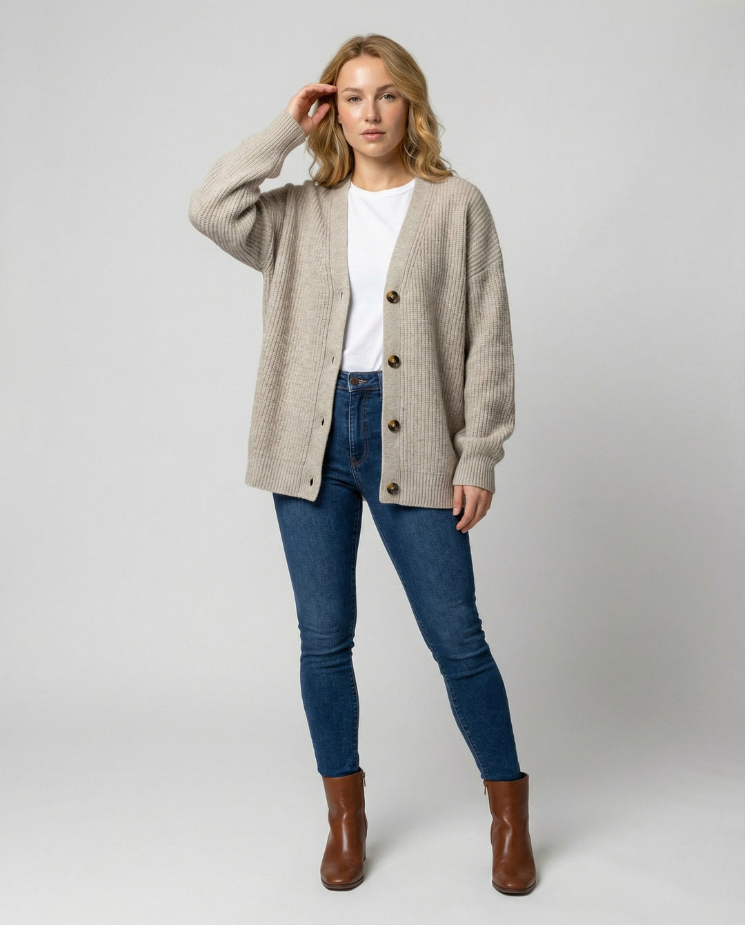 Stilvolle Elegante Strickjacke | EB