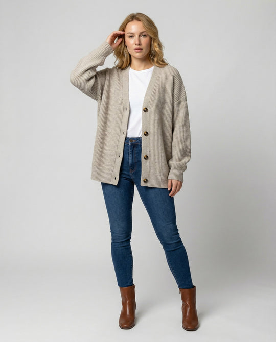 Stilvolle Elegante Strickjacke | EB
