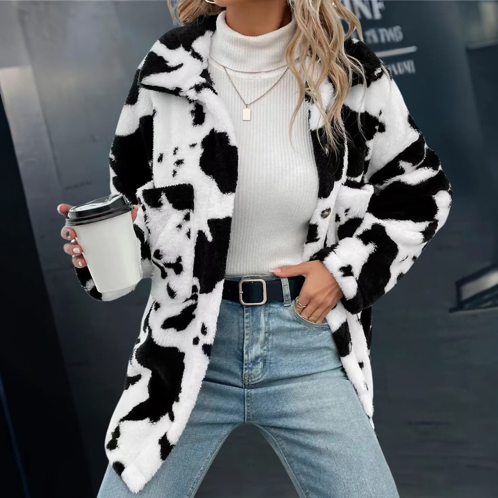 EB | Plüsch Winterjacke für Frauen