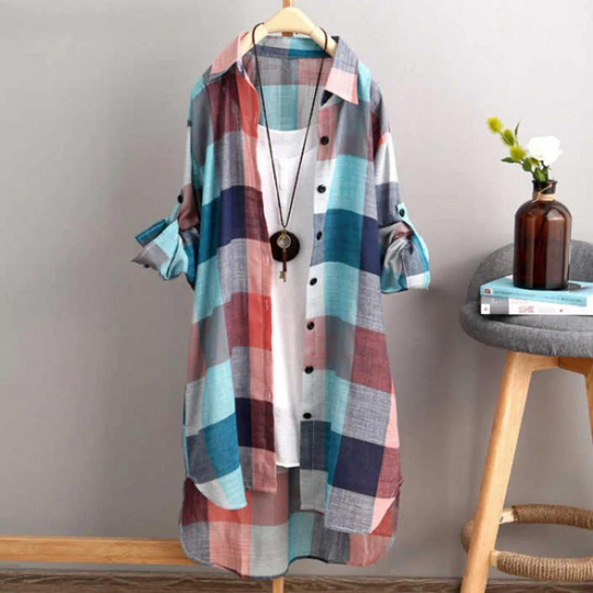 EB | Langarmshirt mit Knopfleiste