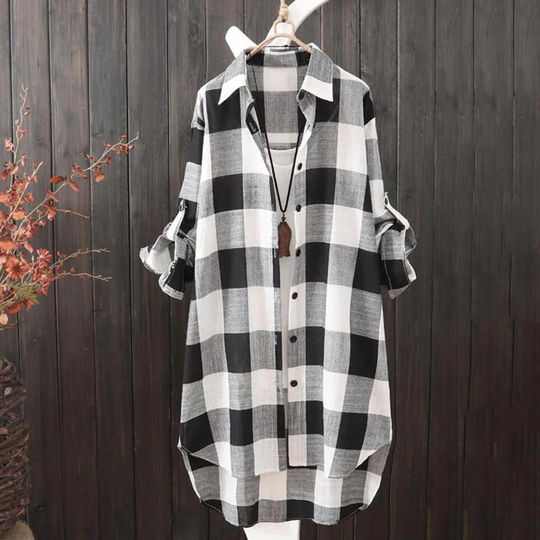 EB | Langarmshirt mit Knopfleiste