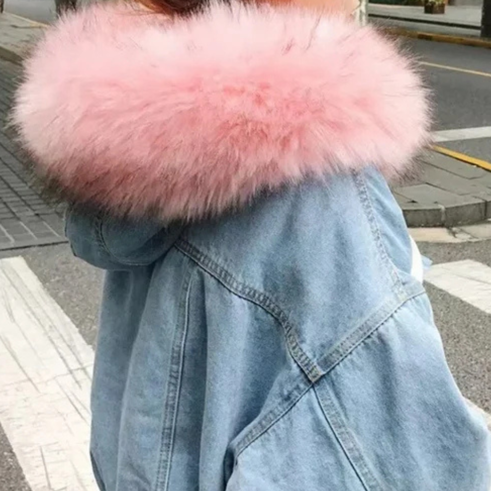 EB | Elegante Winter-Jeansjacke für Damen