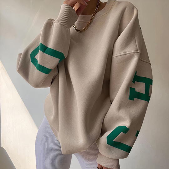 EB | Pullover mit Buchstabenaufdruck
