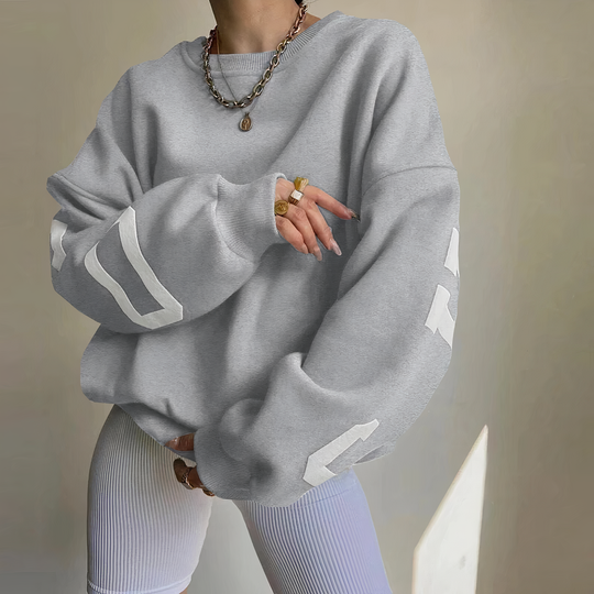 EB | Pullover mit Buchstabenaufdruck