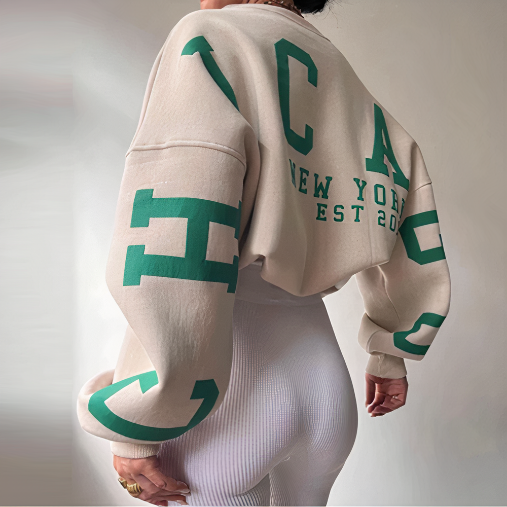 EB | Pullover mit Buchstabenaufdruck