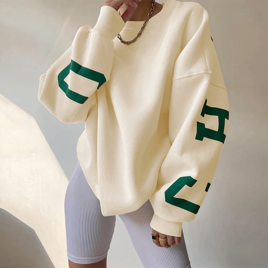 EB | Pullover mit Buchstabenaufdruck
