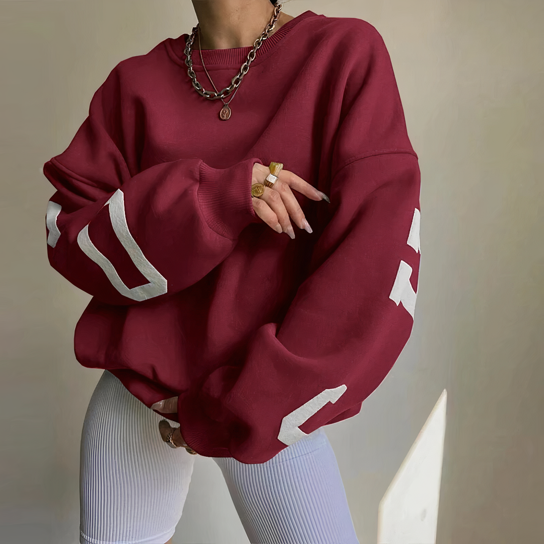 EB | Pullover mit Buchstabenaufdruck