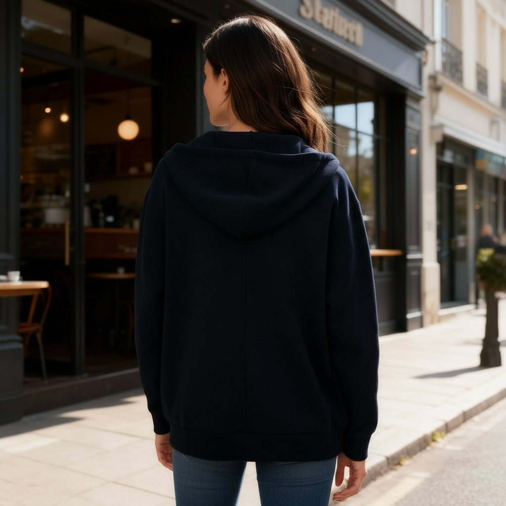 EB | Moderne Damenjacke mit Kapuze für Stil und Komfort
