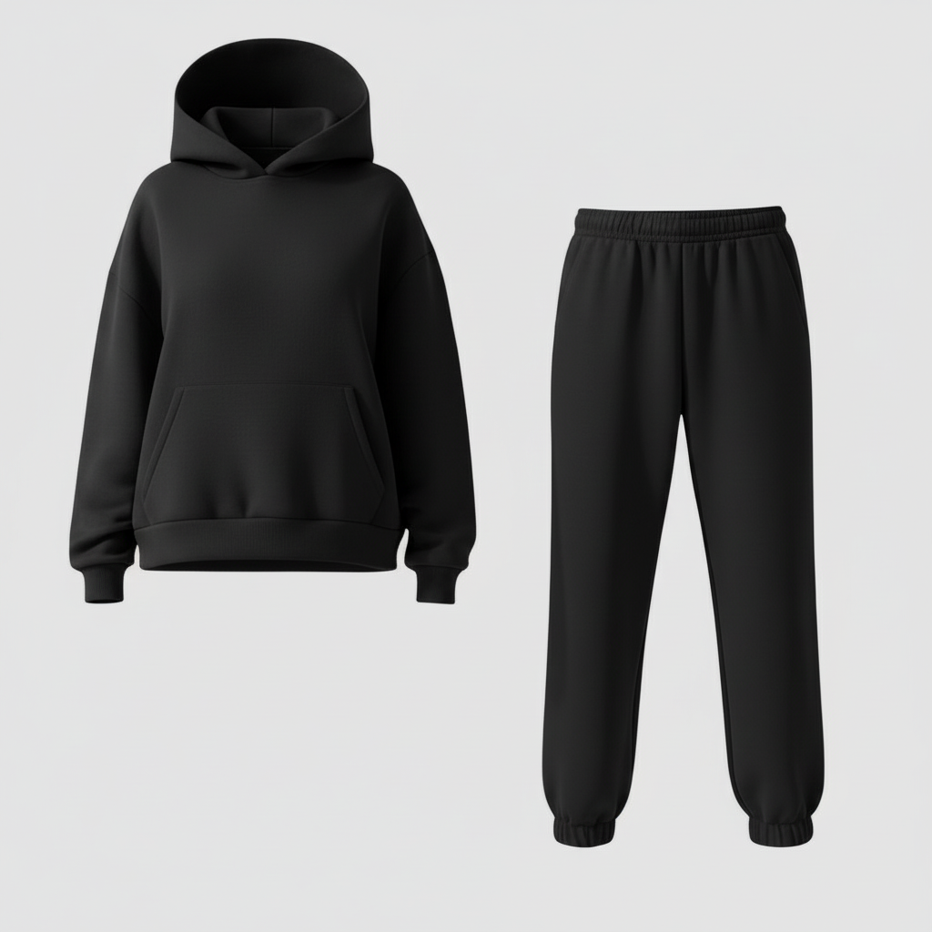 Jogging Set Damen Komfort Weiches Set Loungewear | EB