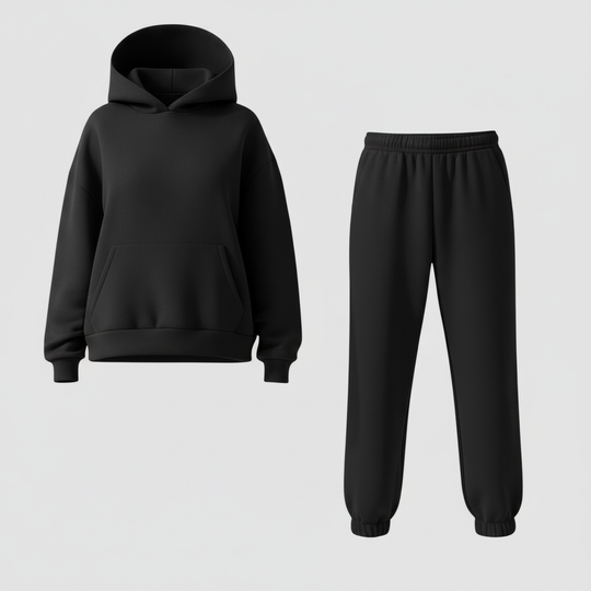 Jogging Set Damen Komfort Weiches Set Loungewear | EB