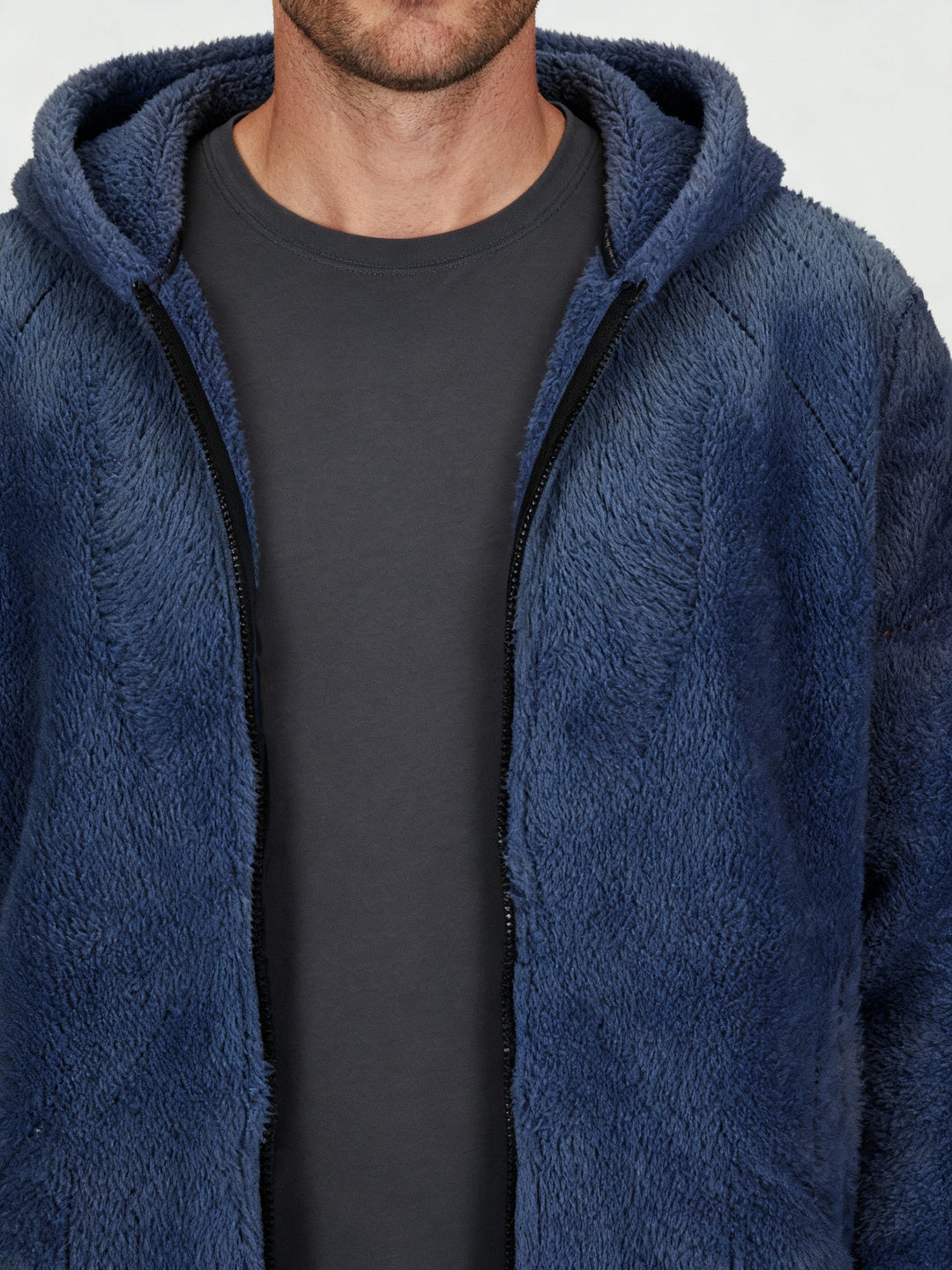 Schwere Fleece Winterjacke | EB