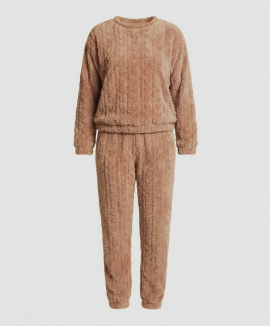 Kuscheliges Damen Fleece-Pyjama-Set | EB