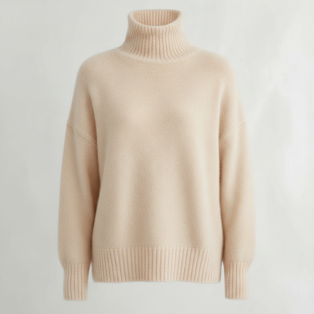 Rollkragenpullover Damen Komfort | EB