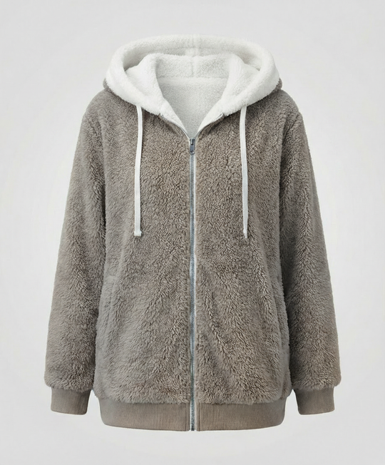 Übergroße Teddyjacke Damen | EB