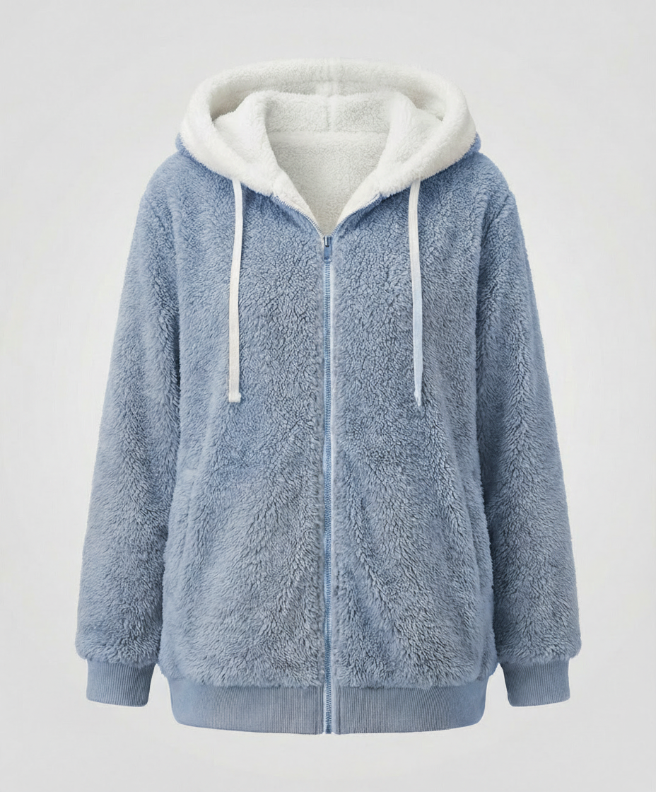 Übergroße Teddyjacke Damen | EB