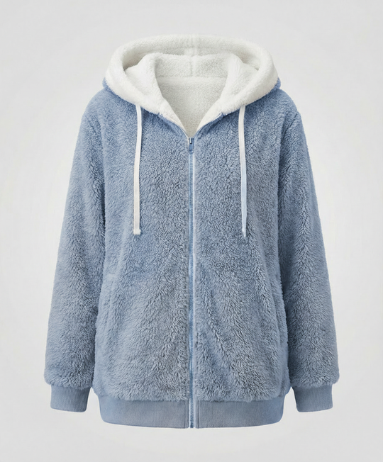 Übergroße Teddyjacke Damen | EB