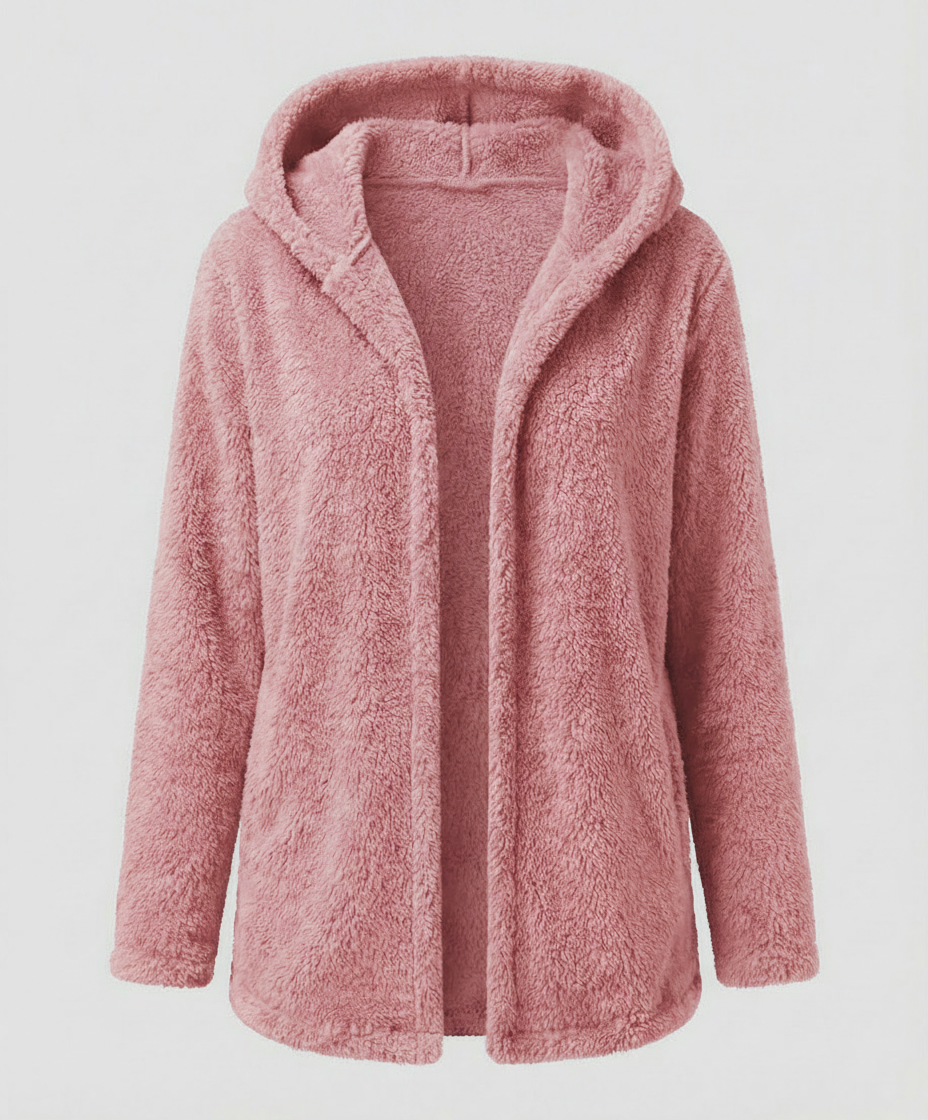 Teddy Fleecejacke Damen Lang | EB