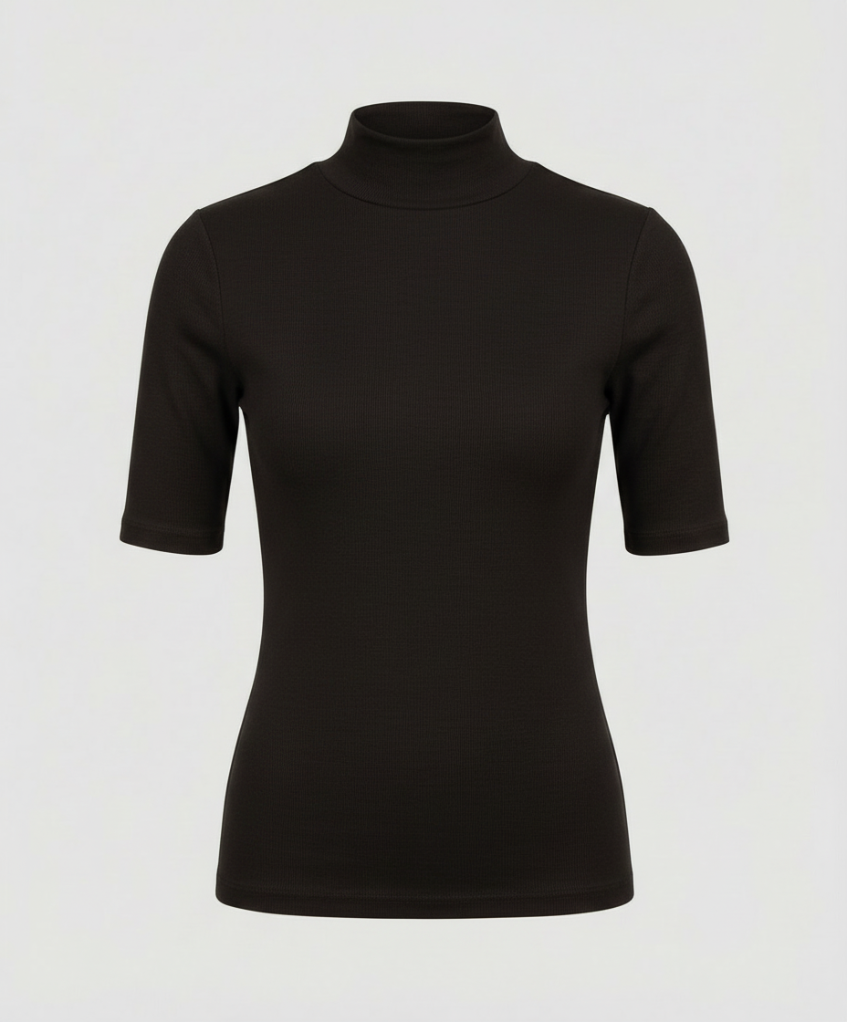 Feinstrick Nahtloser Rollkragenpullover Damen | EB
