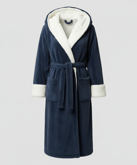 Kuscheliger Fleece Morgenmantel Damen | EB