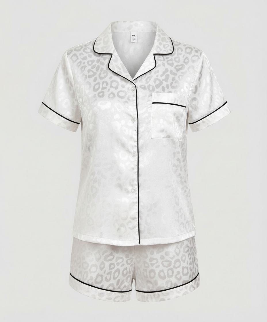 Satin Komfort Pyjama Set Damen | EB