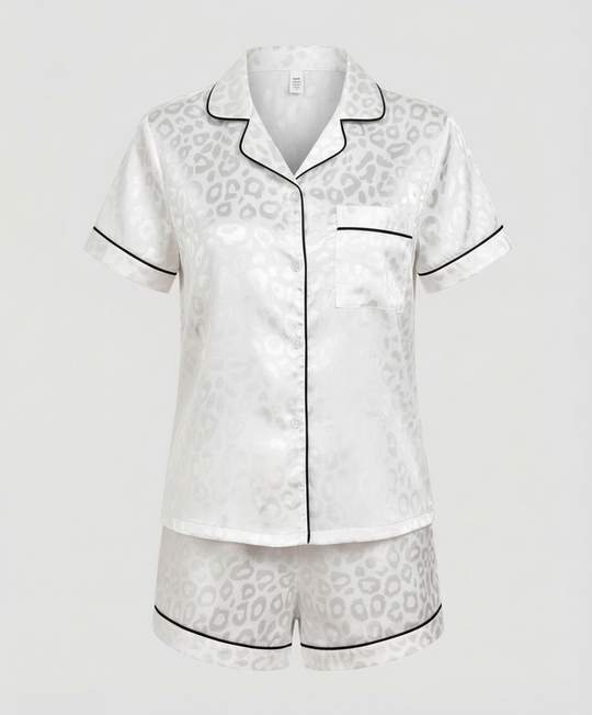 Satin Komfort Pyjama Set Damen | EB