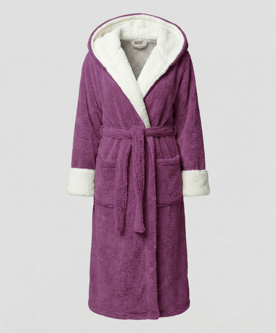Kuscheliger Fleece Morgenmantel Damen | EB