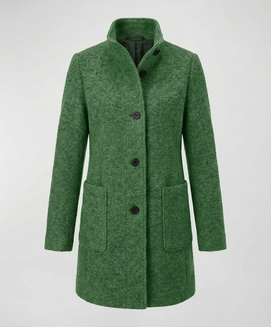 Eleganter Vintage Wollmantel Damen | EB