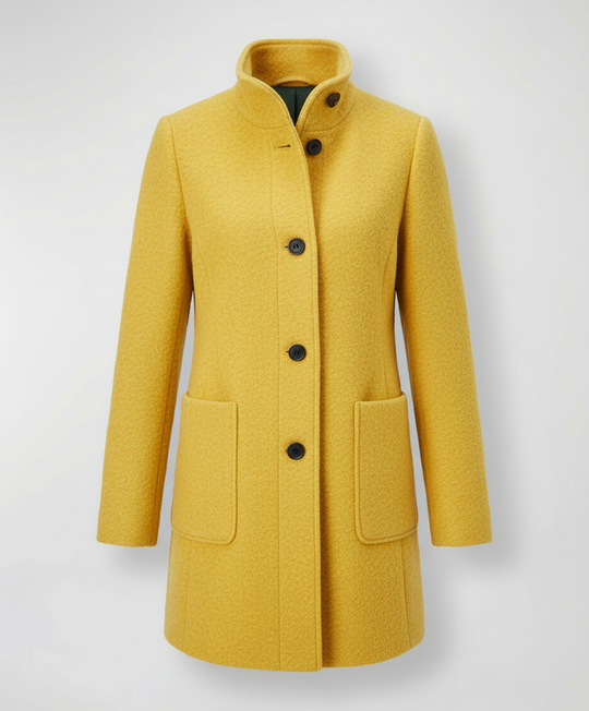 Eleganter Vintage Wollmantel Damen | EB