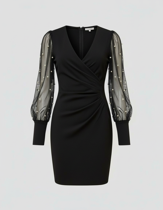 Festliches Spitzen Cocktailkleid Damen | EB