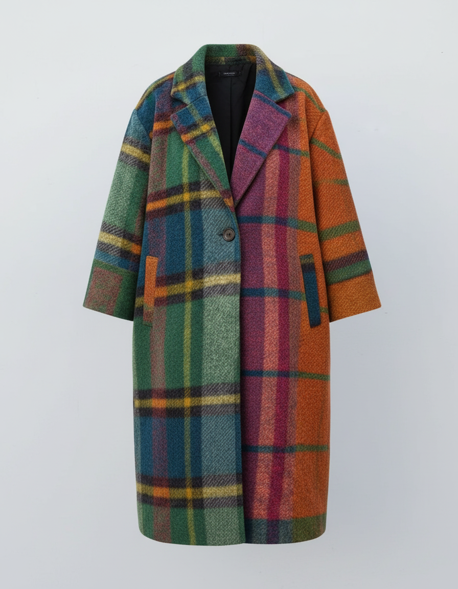 Eleganter Langer Wollmantel Damen | EB